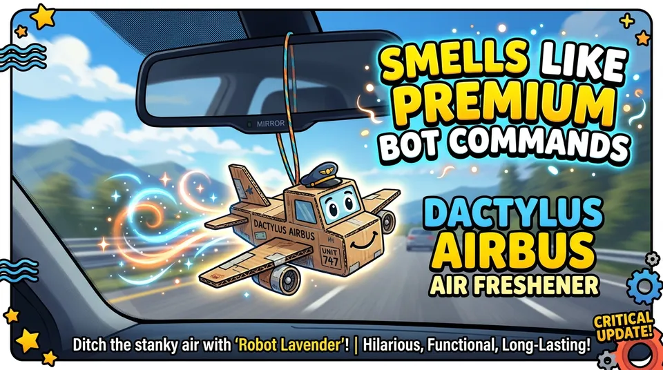 Parody ad: Aviation Air Freshener — Pure jet wash cabin aroma